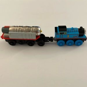 Thomas and Friends Wooden Railway working Jet Engine with surprised face Thomas
